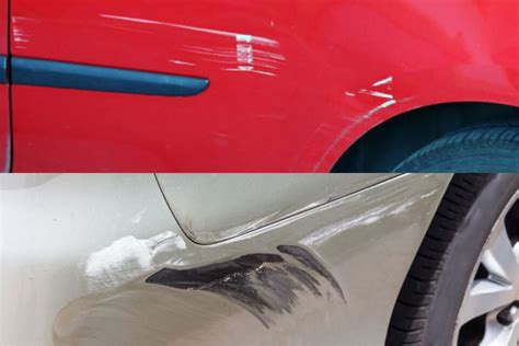 scuff mark vs scratch|difference between scratches in car.